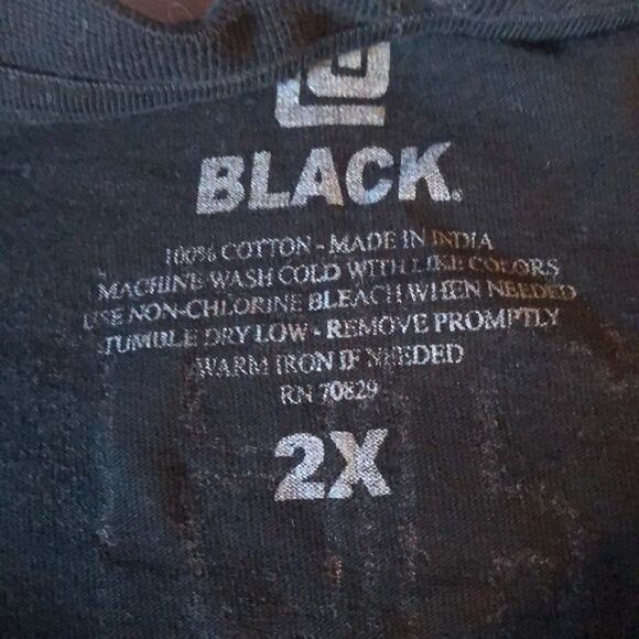 CJ Black T-shirt sz 2X - Picture 5 of 5